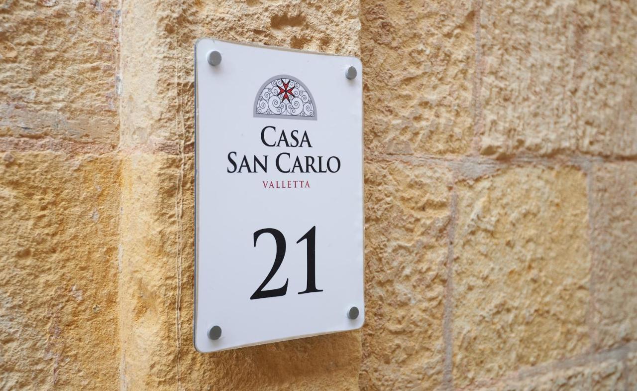 Apartmán Casa San Carlo Valletta Exteriér fotografie